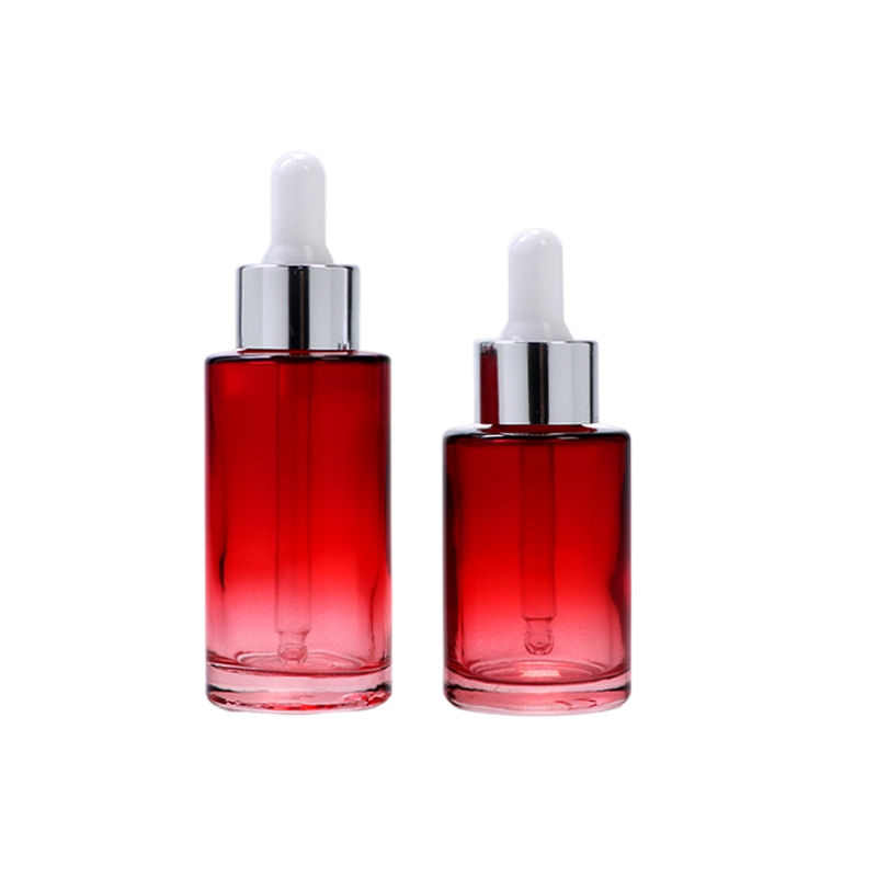 بطری های قطره چکان شیشه ای آرایشی و بهداشتی 30 میلی لیتری 40 میلی لیتری گرادینت