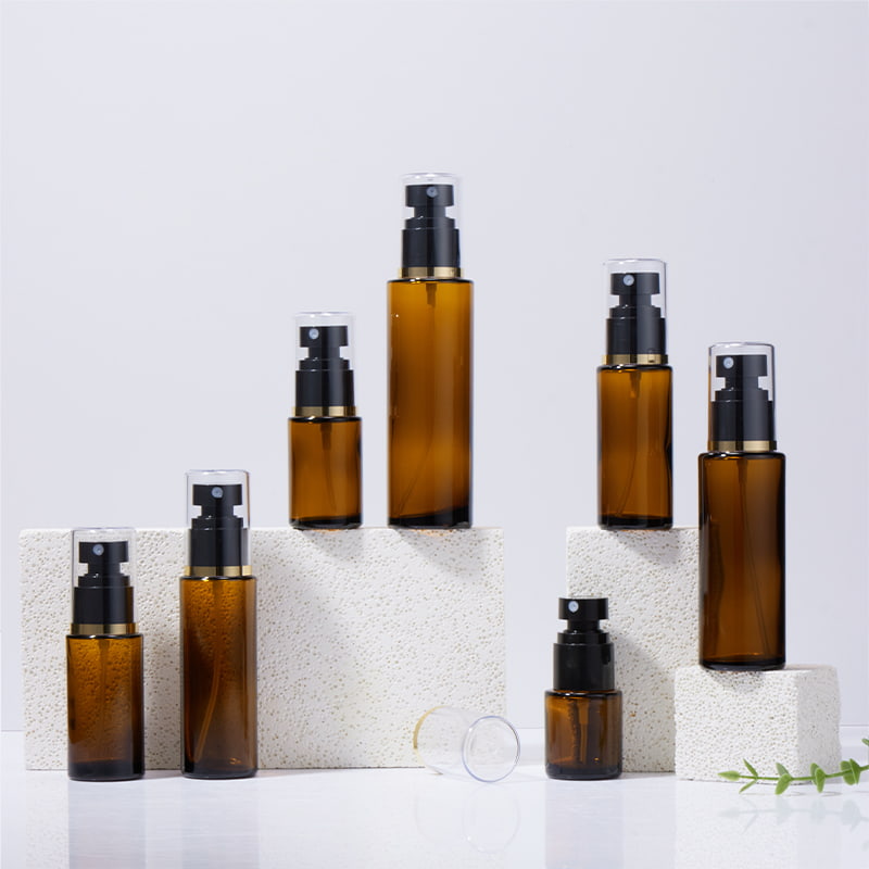 بطری اسپری شیشه ای 20 میلی لیتری 30 میلی لیتری 40 میلی لیتری 50 میلی لیتری 60 میلی لیتری 80 میلی لیتری 100 میلی لیتری کهربا